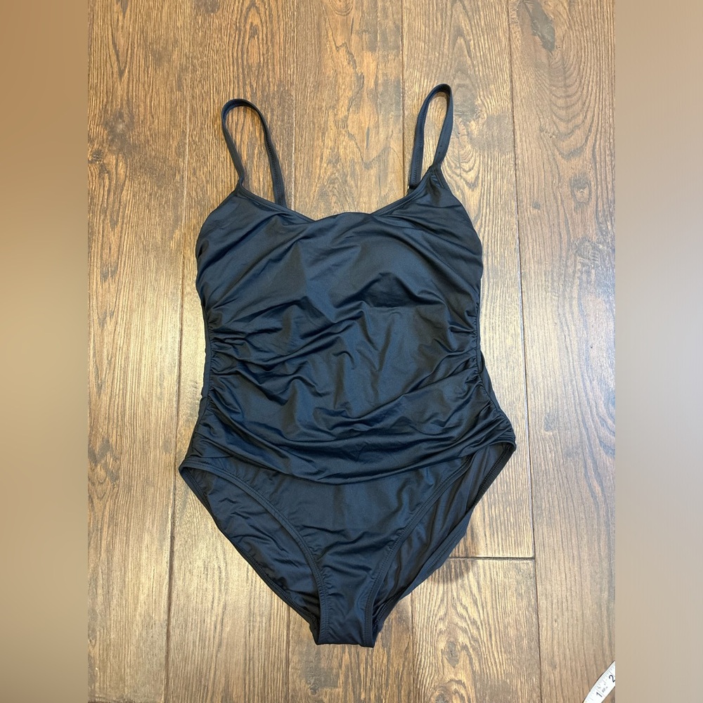 La Blanca Island Goddess Lingerie One Piece Black Women’s Size 16W - Picture 5 of 8